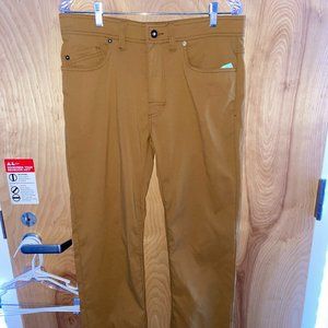 prAna Men's Slim-Stretch Khaki 32/32 Pants New Without Tags